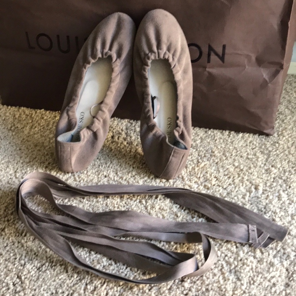 RODE SKO flats with ribbon strap
